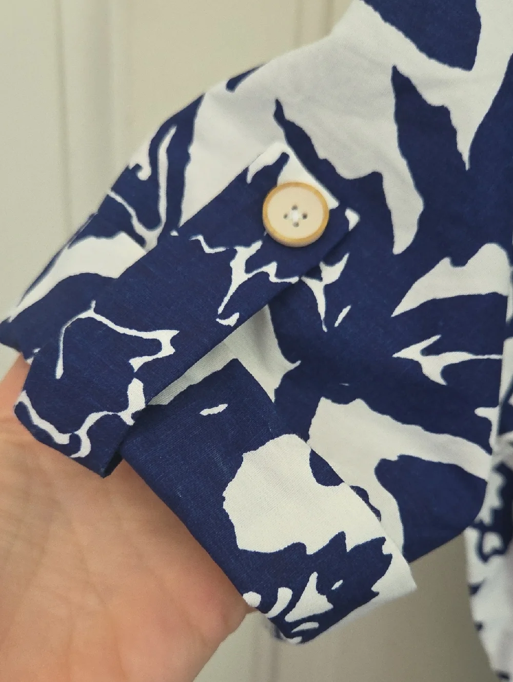 Joie Santorini Blue And White Button Down Dress - Picture 6 of 9